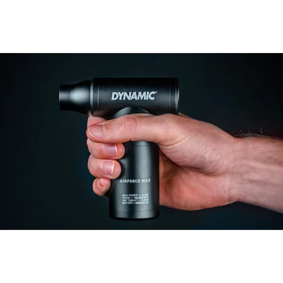 Dynamic Airforce Max oro pūstuvas dviračiui usb-c, aliuminis