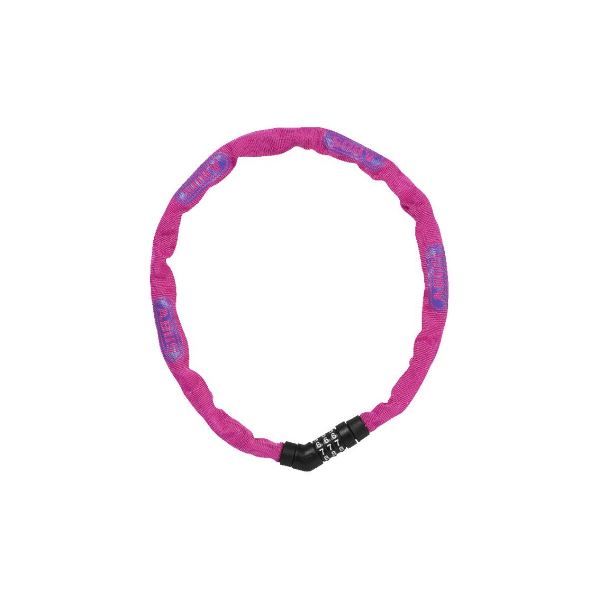 ABUS Steel-O-Chain 4804C/75 Pink grandininė spyna