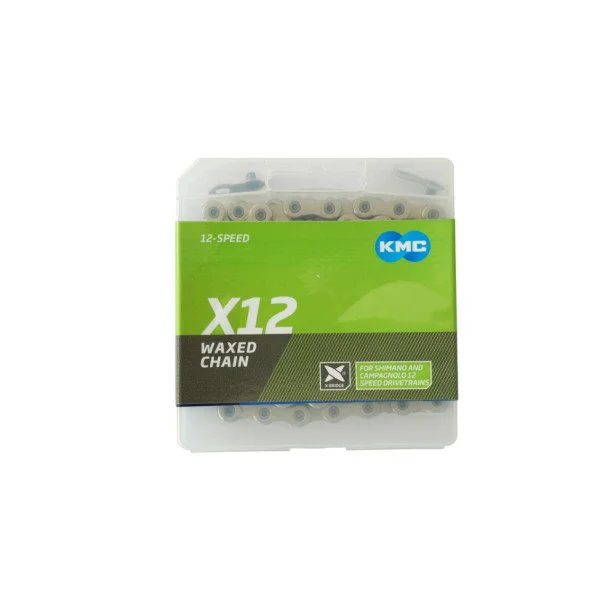 KMC X12 Silver Waxed grandinė 126L | 12 pavarų