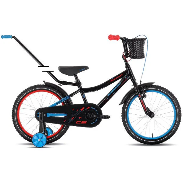 Tabou Rocket CS Alu 14 black-blue dviratis