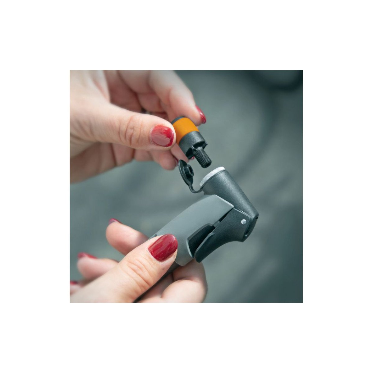 SKS CLIK TEC pompos antgalio adapteris | Schwalbe Clik Valve ventiliui