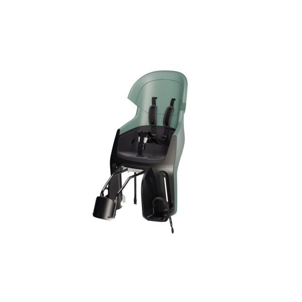 Bobike Exclusive Evolve Maxi Frame vaikiška kėdutė dviračiui | ant rėmo / žalia-pilka