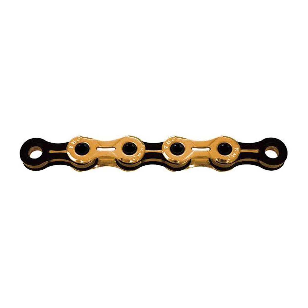 KMC X11SL Ti-N Gold/Black Waxed grandinė 118L, 11 pavarų