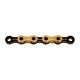 KMC X11SL Ti-N Gold/Black Waxed grandinė 118L, 11 pavarų