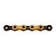 KMC X11SL Ti-N Gold/Black Waxed grandinė 118L, 11 pavarų