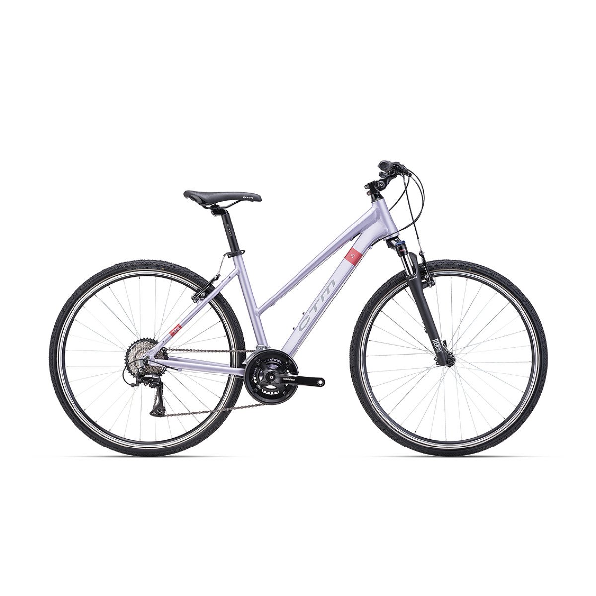 CTM Bora 1.0 28" - 2024 - matt light violet pearl Moteriškas miesto dviratis