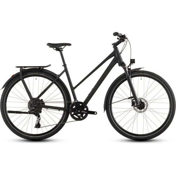 Cube Kathmandu Pro Trapeze coal'n'black 2026 dviratis