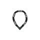 ABUS Citychain 1010/110 Black grandininė spyna