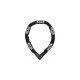 ABUS Citychain 1010/110 Black grandininė spyna
