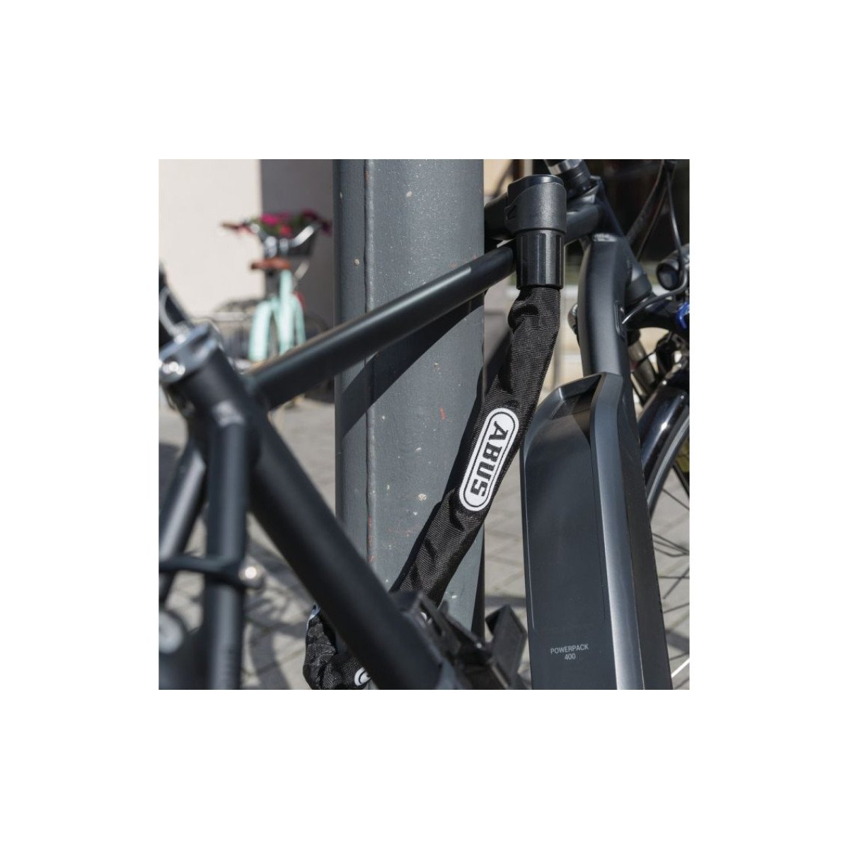 ABUS Citychain 1010/110 Black grandininė spyna