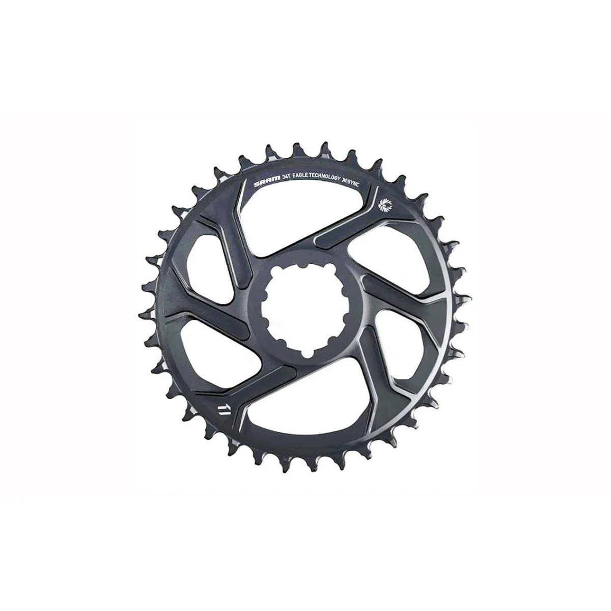 Žvaigždutė priekinė SRAM X-Sync 2 Eagle 34T Cold Forged AL