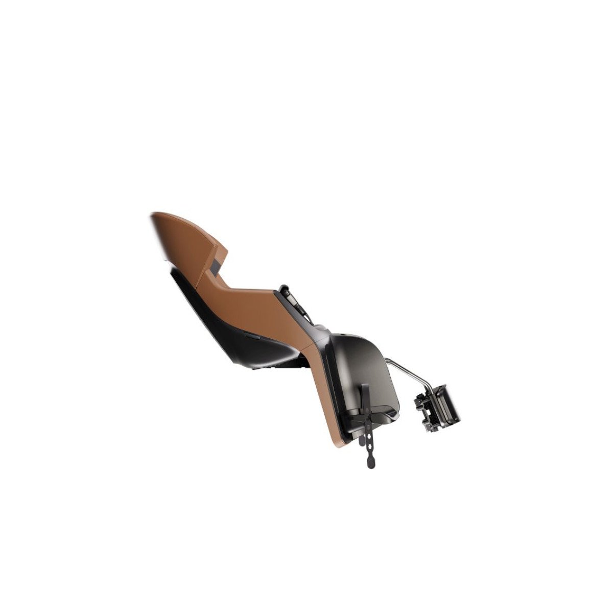 Bobike Exclusive Evolve Maxi Frame vaikiška kėdutė dviračiui | ant rėmo / ruda