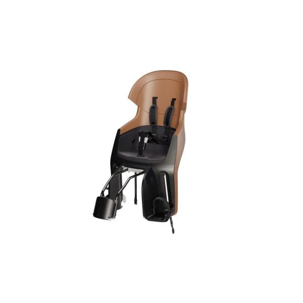 Bobike Exclusive Evolve Maxi Frame vaikiška kėdutė dviračiui | ant rėmo / ruda