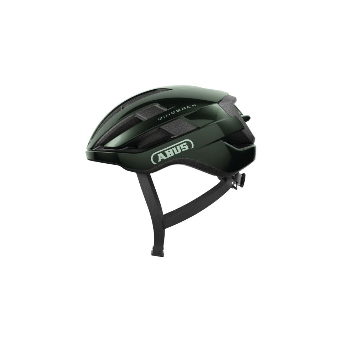 ABUS WingBack Moss Green šalmas