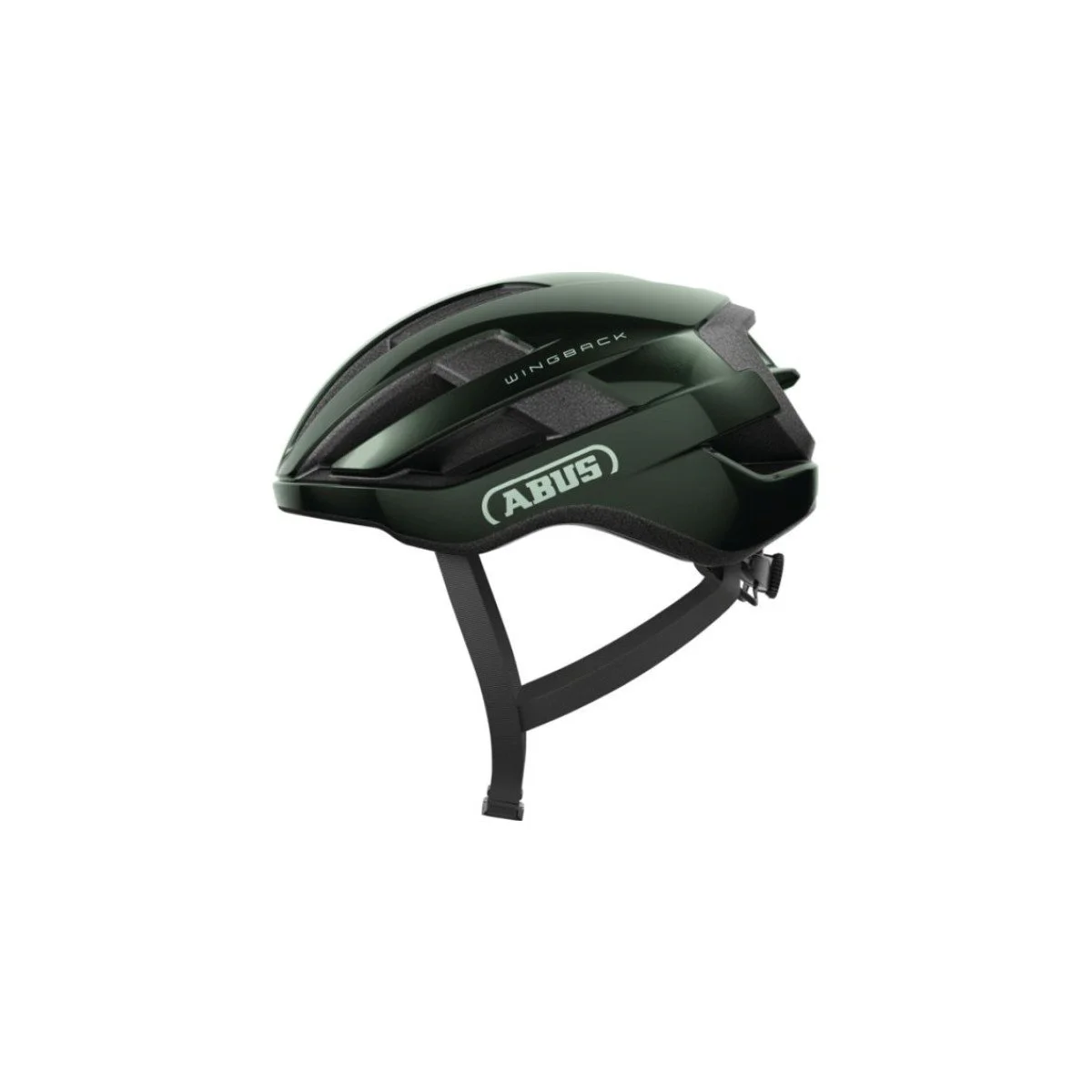 ABUS WingBack Moss Green šalmas