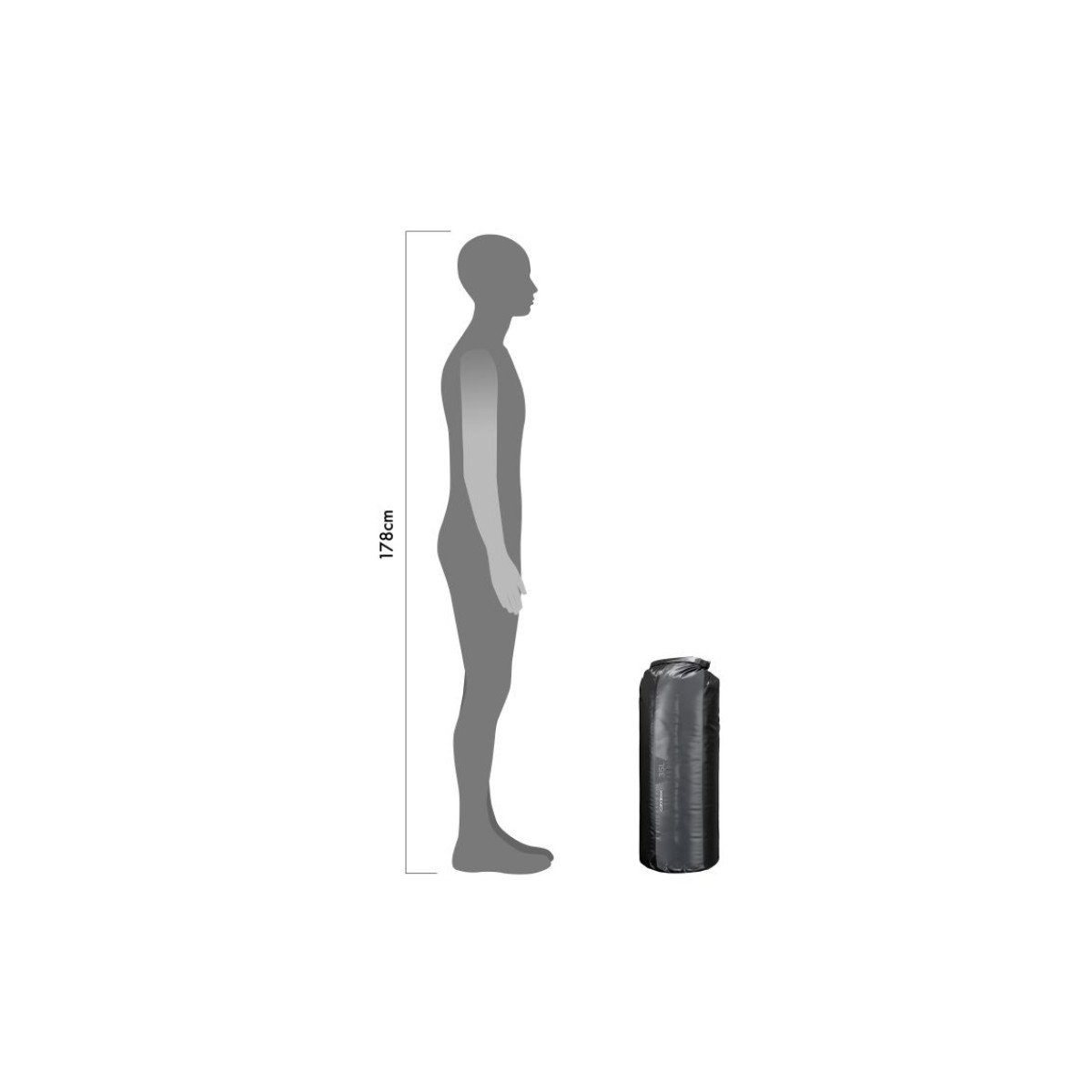 Ortlieb Dry-Bag Slate - Black krepšys | 35L