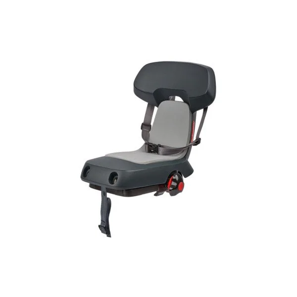 Polisport Guppy Junior vaikiška kėdutė dviračiui | ant bagažinės / pilka