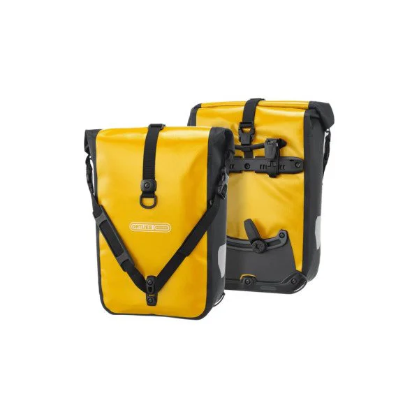 Ortlieb Sport-Roller Sun Yellow - Black krepšių komplektas ant bagažinės | 14.5L