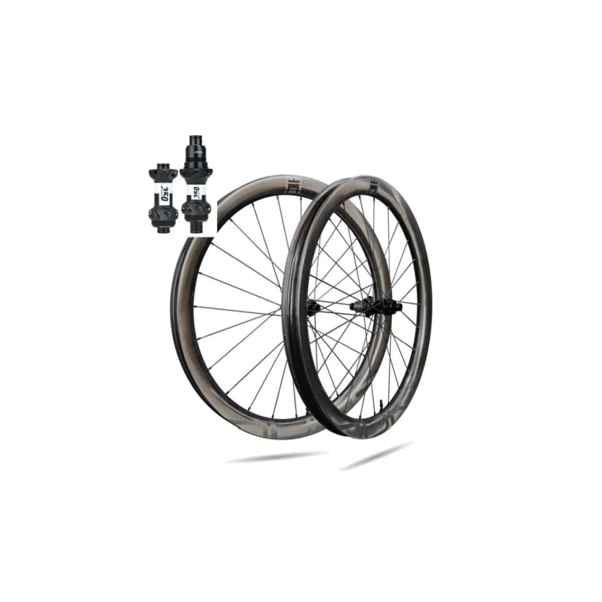 Duke 700C Baccara WRX 42 SLR2 Aero / DT 350 CL SP Shimano Micro Spline dviračio ratų komplektas