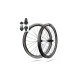 Duke 700C Baccara WRX 42 SLR2 Aero / DT 350 CL SP Shimano Micro Spline dviračio ratų komplektas