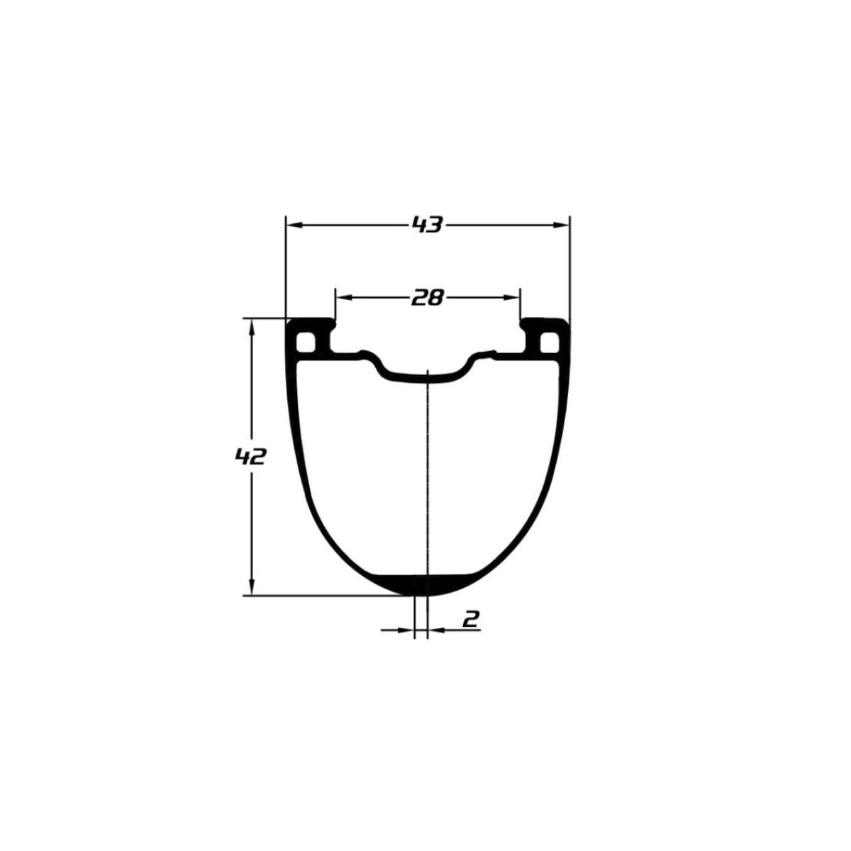 Duke 700C Baccara WRX 42 SLR2 Aero / DT 350 CL SP Shimano Micro Spline dviračio ratų komplektas