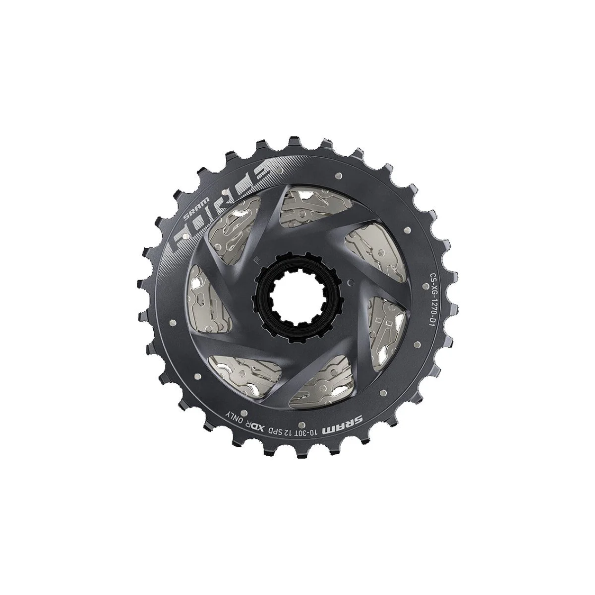 SRAM Force XG-1270 10-30T galinis žvaigždžių blokas | 12 pavarų