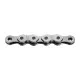 KMC K1 Narrow Silver 100L grandinė | 1 pavaros