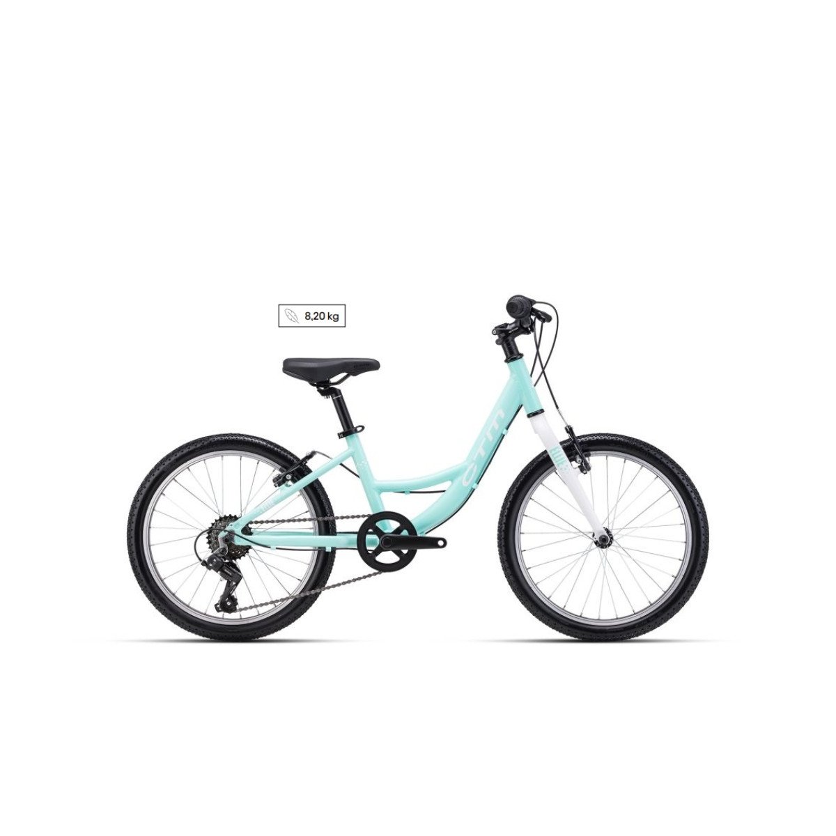 CTM Ellie 20" 2026 Matt Mint vaikiškas dviratis