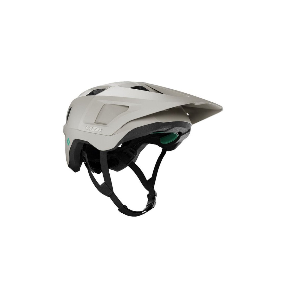 Lazer Lupo KinetiCore Matte White Stone dviratininko šalmas