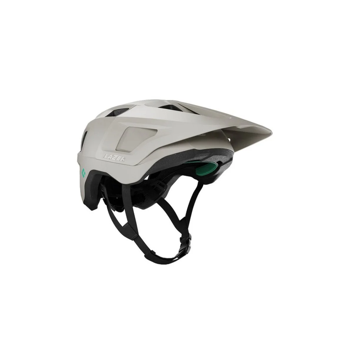 Lazer Lupo KinetiCore Matte White Stone dviratininko šalmas