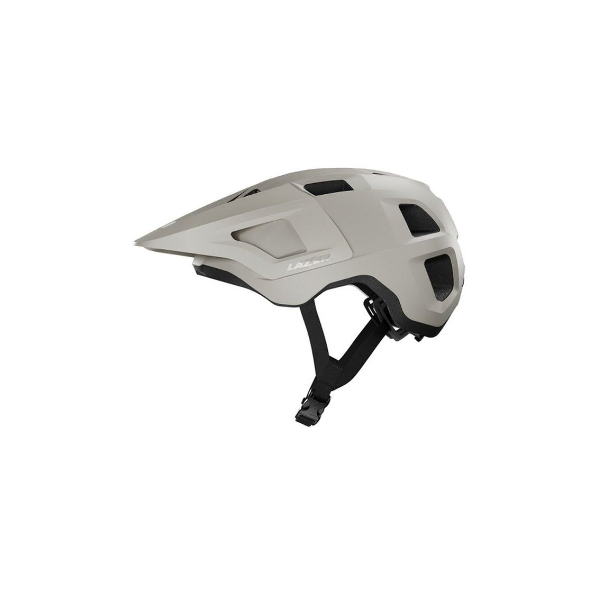 Lazer Lupo KinetiCore Matte White Stone dviratininko šalmas