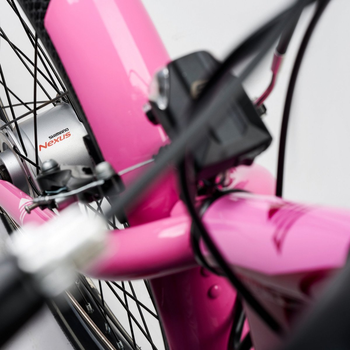 S'COOL chiX twin 20" 3-speed Aluminium pink-baby pink