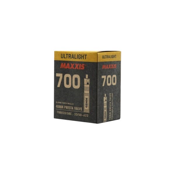 Maxxis 700 x 33/50C Presta 48 mm dviračio kamera | ultralight