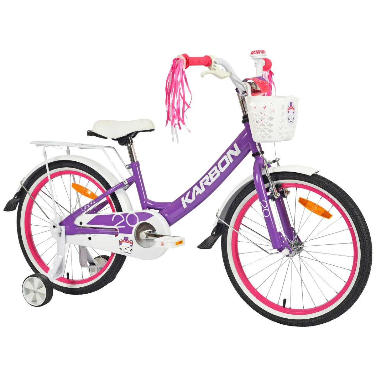 Karbon Tiara 20 violet dviratis