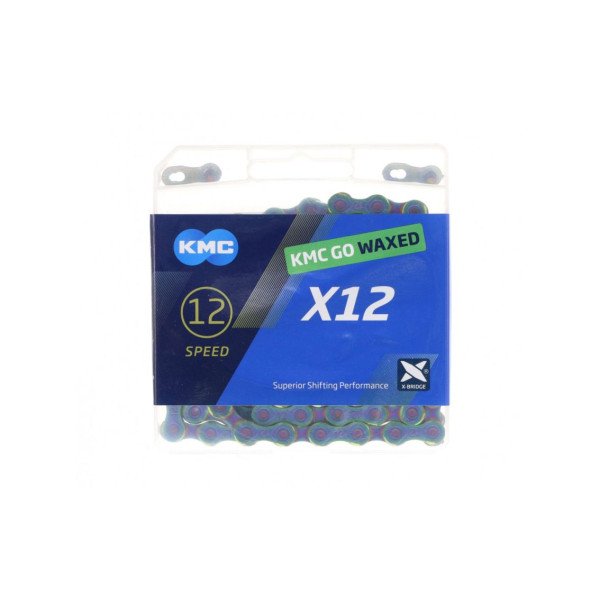 KMC X12 Aurora Waxed grandinė 126L | 12 pavarų