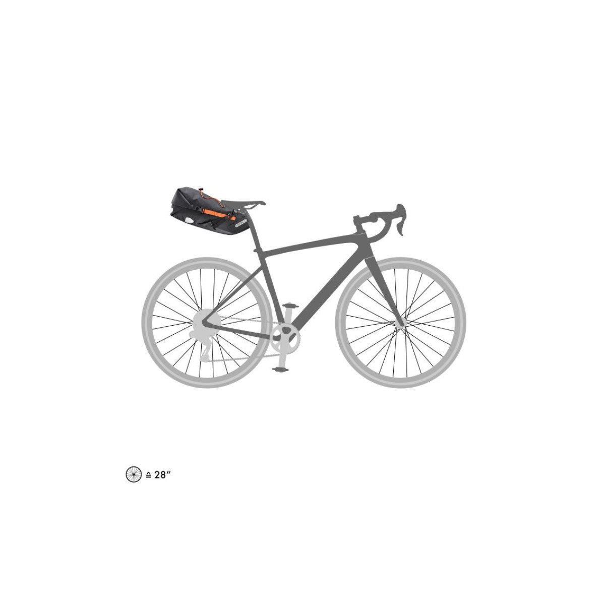 Ortlieb Seat-Pack Black Matt krepšys po balneliu | 16.5L