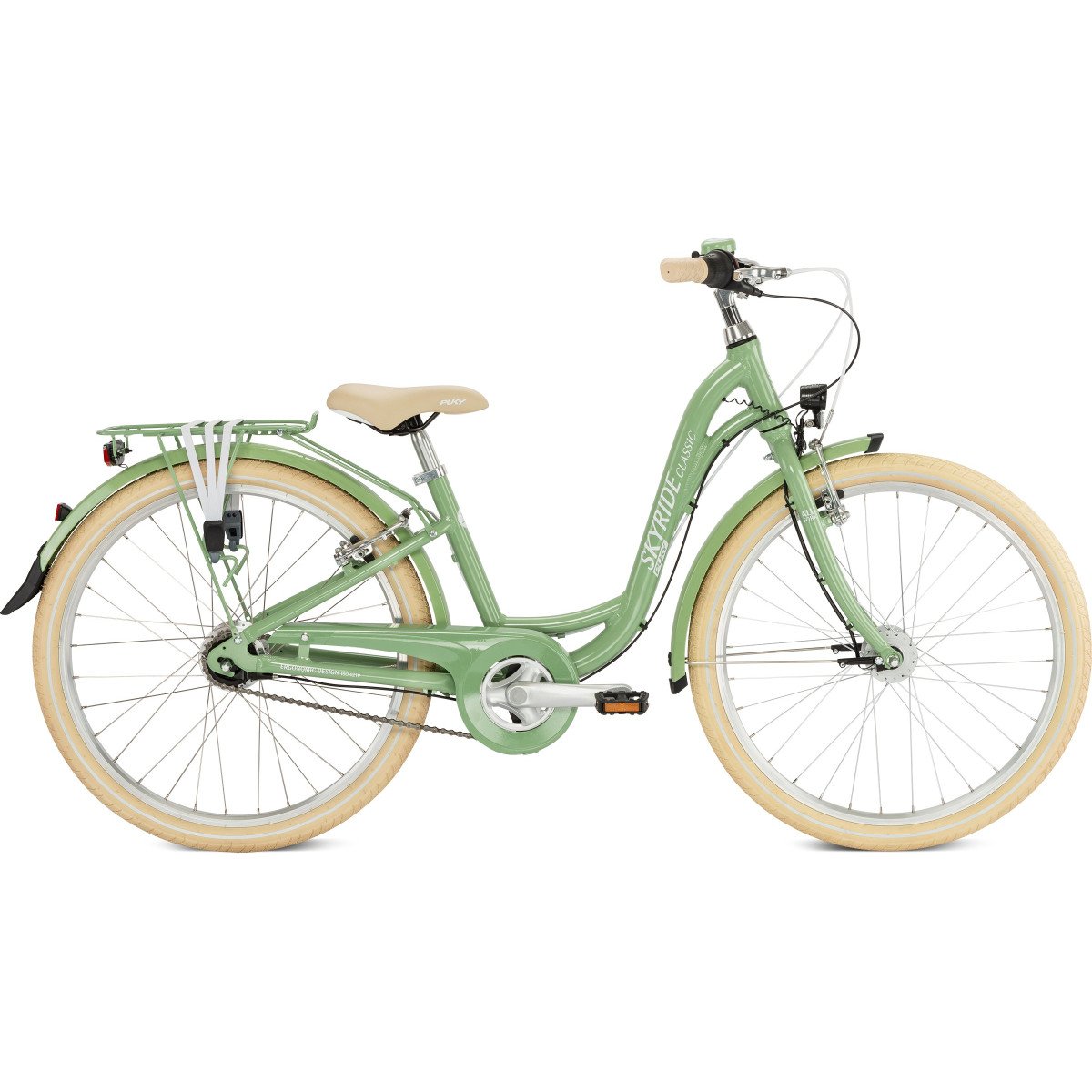 PUKY Skyride 24-7 Classic Alu retro green