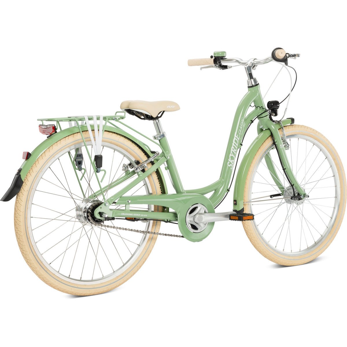 PUKY Skyride 24-7 Classic Alu retro green