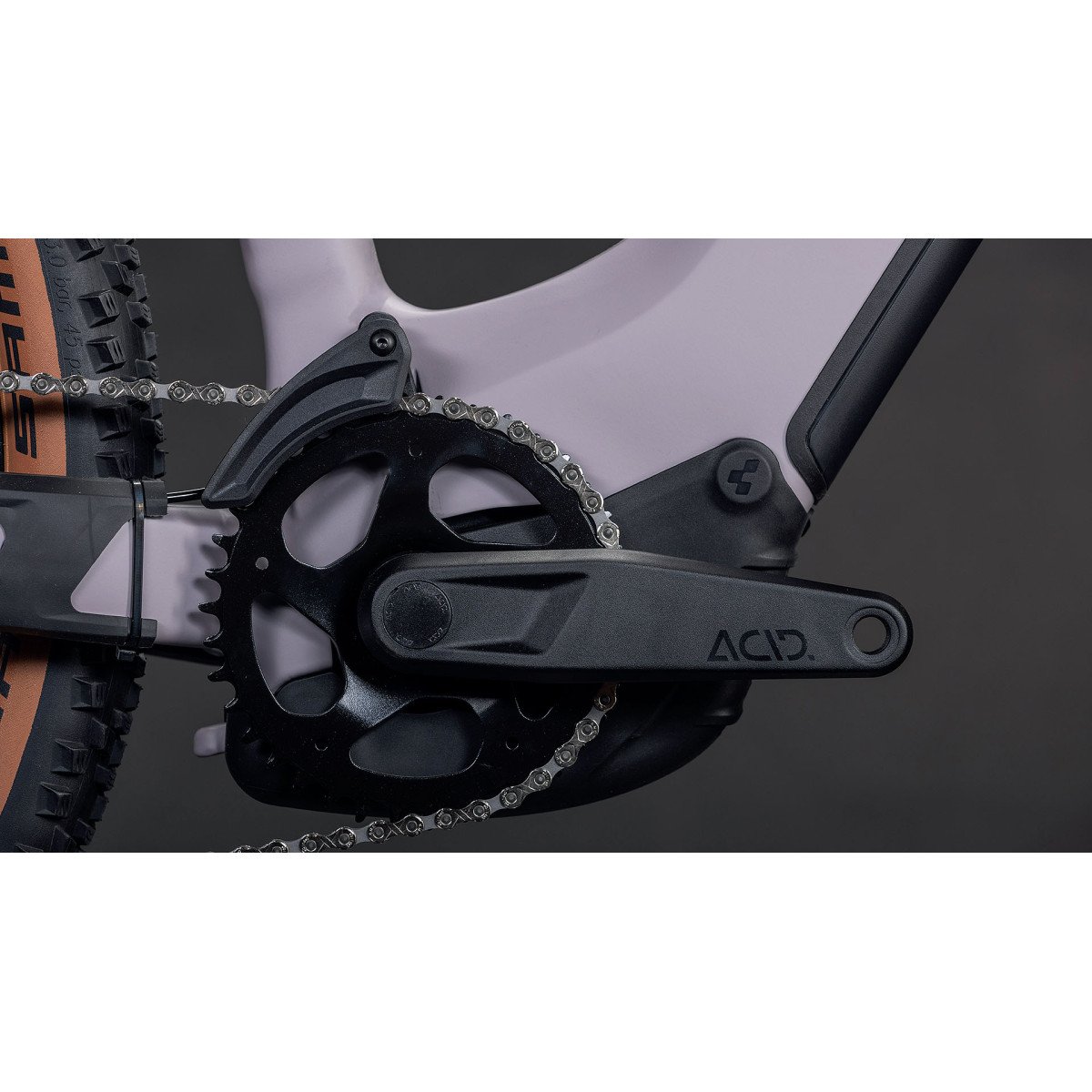 Cube Reaction Hybrid Performance 600 Easy Entry 27.5 plumgrey'n'black 2026 elektrinis dviratis