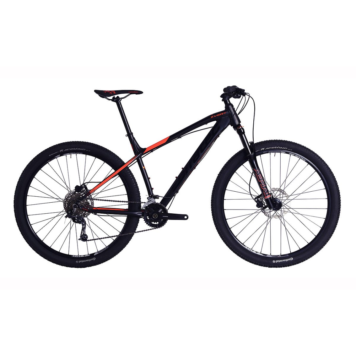 Corratec MTB 29", X Vert Expert Black / neon orange dviratis