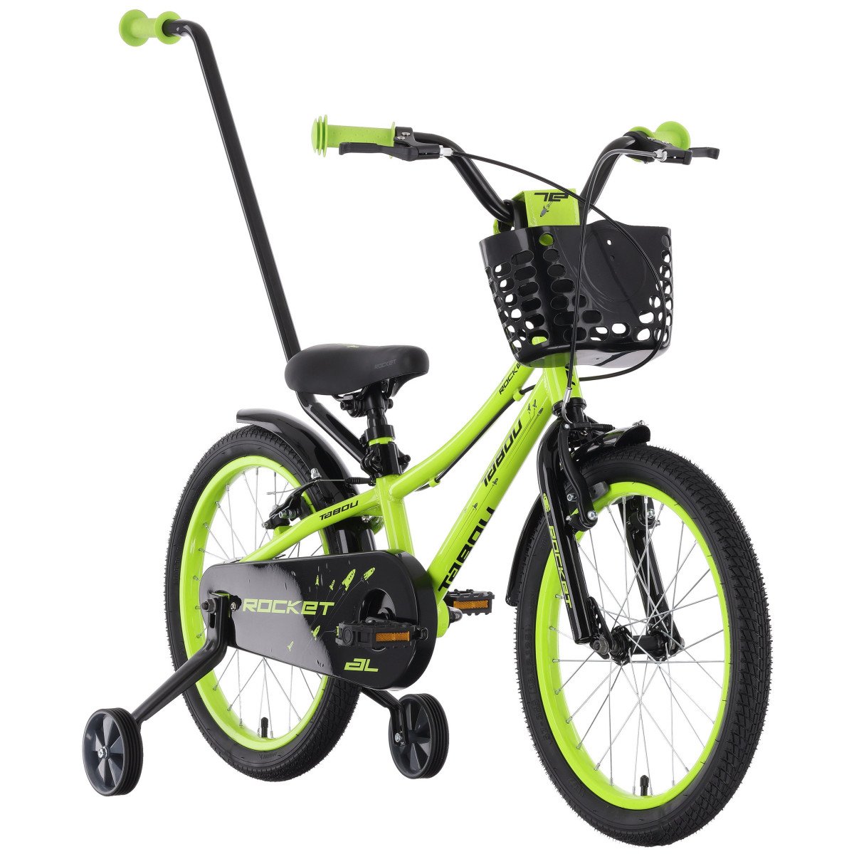 Tabou Rocket AL 18 green-grey dviratis