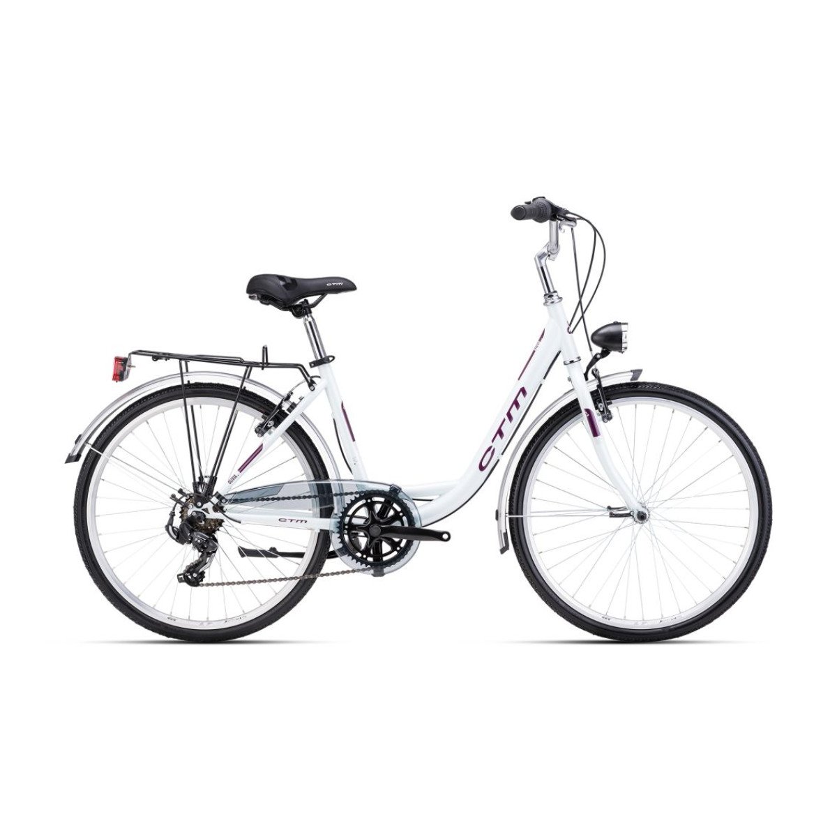 CTM Olivia 2.0 26'' Violet-white pearlescent / dark violet 2025 dviratis