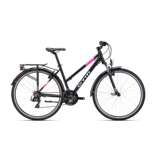CTM Maxima 1.0 28'' matt black / pink 2025 dviratis