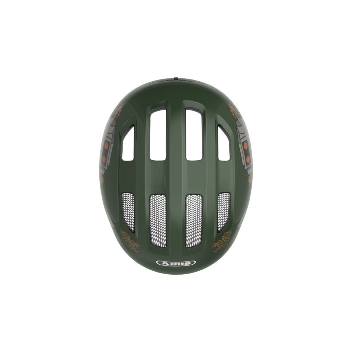 ABUS SMILEY 3.0 Green Robo vaikiškas šalmas