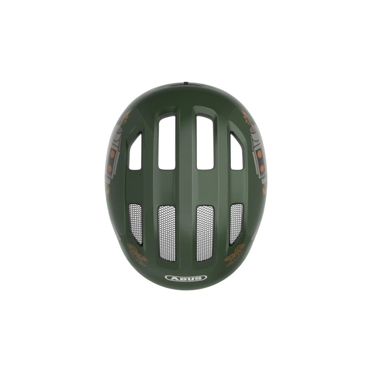 ABUS SMILEY 3.0 Green Robo vaikiškas šalmas