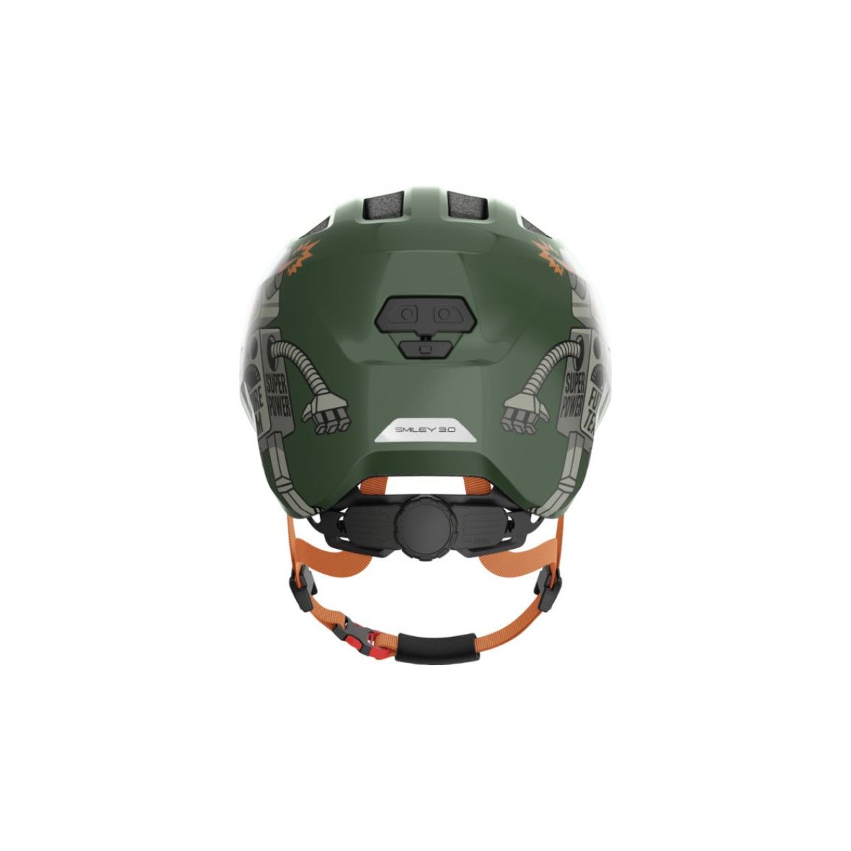 ABUS SMILEY 3.0 Green Robo vaikiškas šalmas