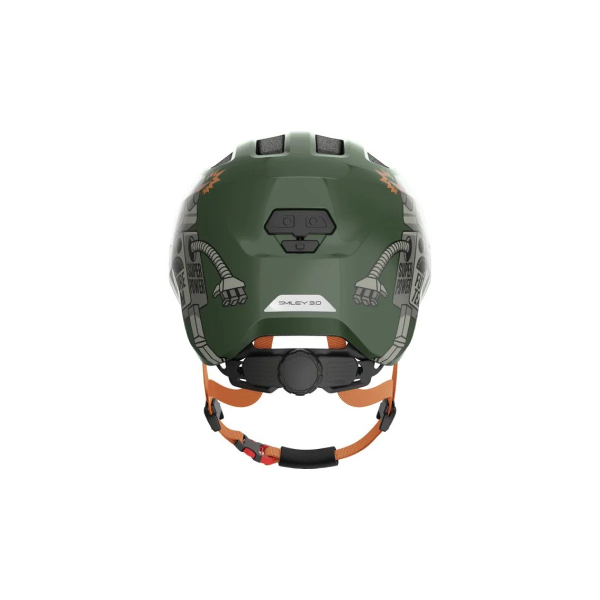 ABUS SMILEY 3.0 Green Robo vaikiškas šalmas