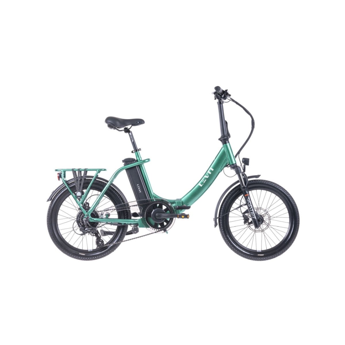 Levit Forteco 1 e-Folding 20" Electric forest green dviratis