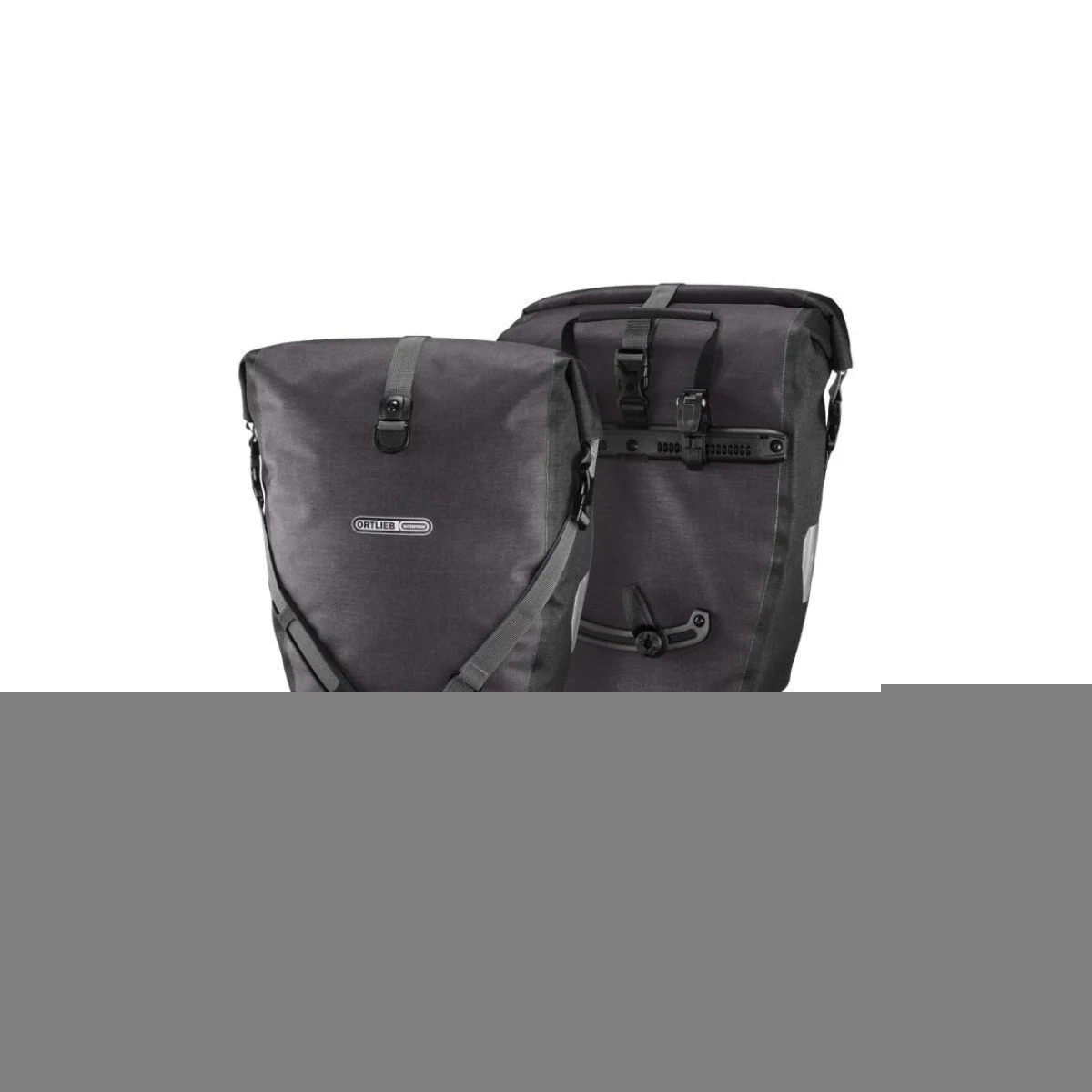 Ortlieb Back-Roller Plus CR Granite - Black krepšių komplektas ant bagažinės | 20L