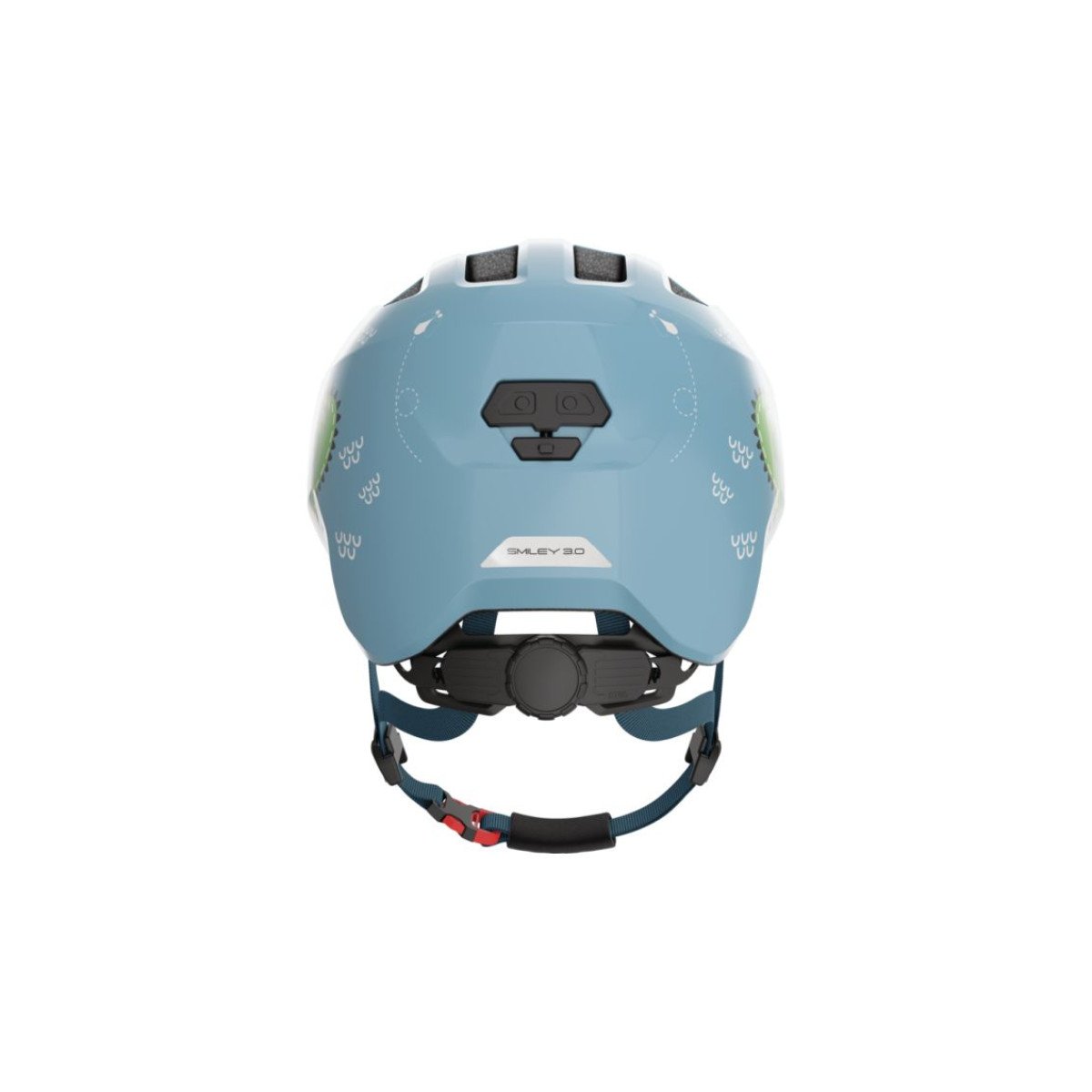 ABUS SMILEY 3.0 Blue Croco vaikiškas šalmas